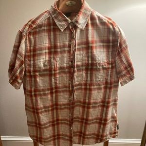 Royal Robbins Short Sleeve Button Shirt - Men’s Large